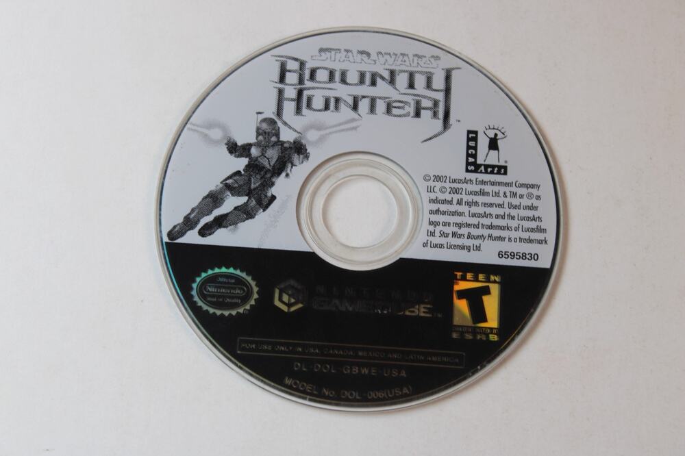 Star Wars: Bounty Hunter (Nintendo GameCube, 2002) Game Disc Only, Tested/Works